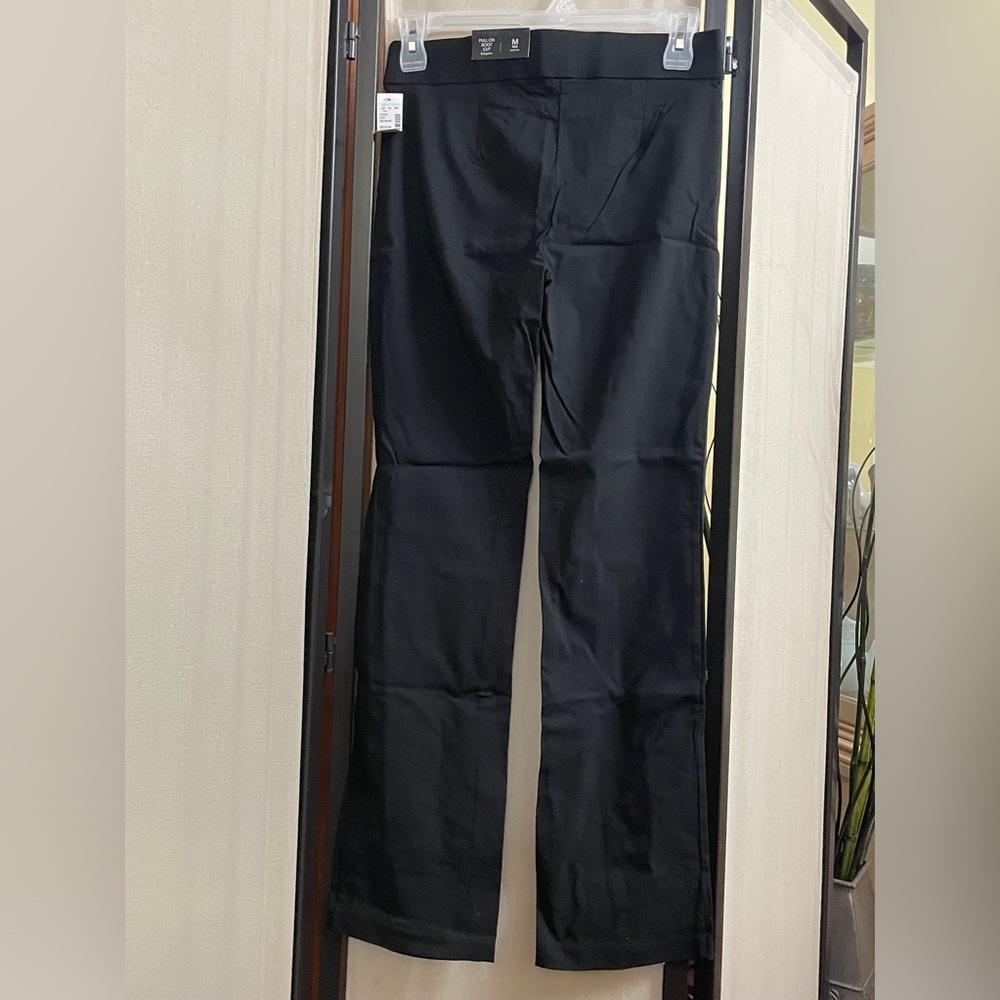 Chic Black Pull-On Trousers